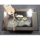 Minichamps 1/12 scale model motorcycle 1960 Manx Norton Ray Petty. As new and boxed. P&P Group 2 (£