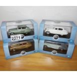 Oxford 1.43 x 4 Automobile 3 x Sunbeam Talbot White,Bronze,Green, + Bentley MK V1. P&P Group 2 (£