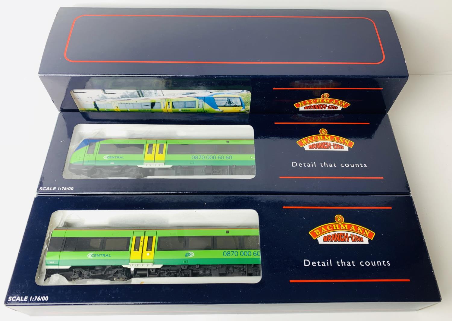 Bachmann OO Gauge 32-451 Class 170/5 Turbo Star 2x Car DMU Central Trains Livery - Boxed with