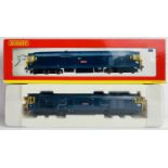 Hornby OO Gauge R2428 Class 50 037 BR Blue 'Illustrious' - Boxed. P&P Group 2 (£18+VAT for the first