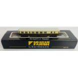 Graham Farish N Gauge 371-626 GWR Railcar Shirt Button Chocolate / Cream - Boxed. P&P Group 1 (£14+