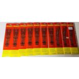 10x Hornby OO Gauge Points - To Include: 7x R8076 Y Points & 3x R8075 RH Curved Points - All New