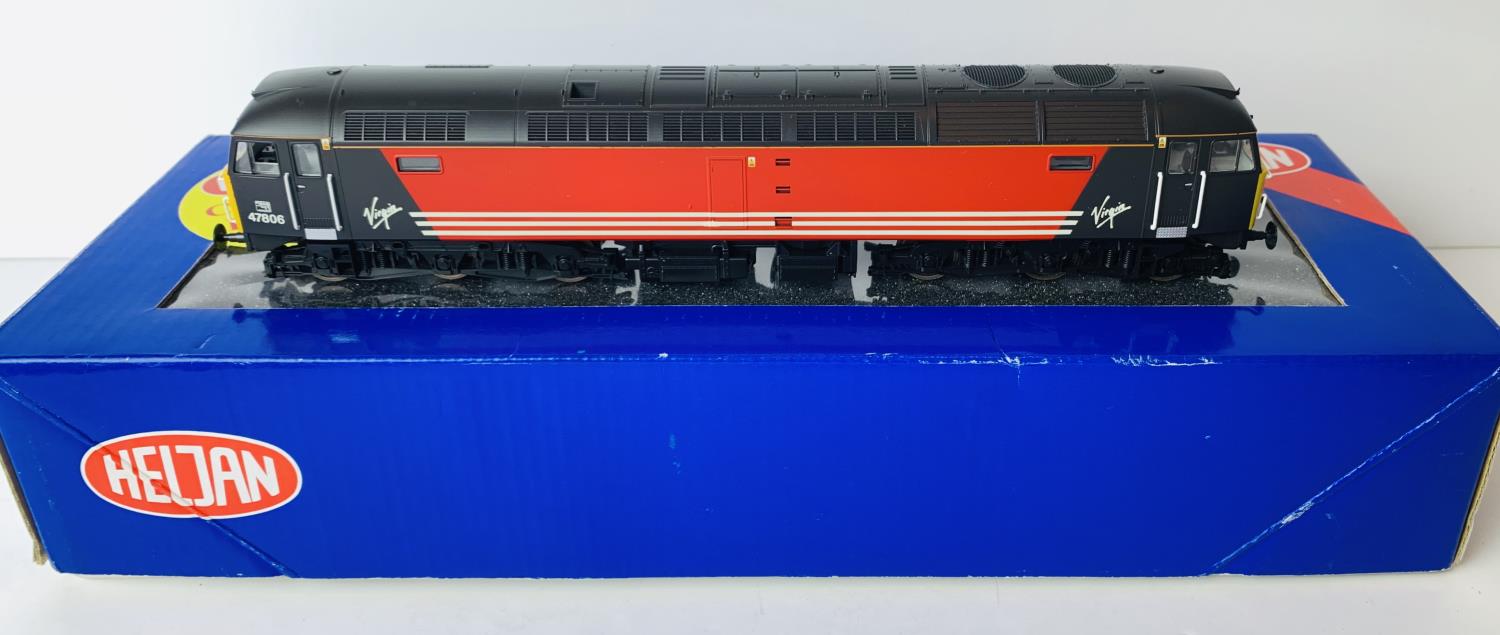 Heljan 4601 OO Gauge Class 47 806 Virgin Livery Boxed with Instructions. P&P Group 2 (£18+VAT for