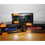 IXO 1.43 X 3 Jaguar XJ12C, Ford GT 2017 Blue , Porsche 911 1980 Monte Carlo Service Car. P&P Group 2