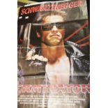 One sheet film poster Terminator in good condition with no tears, 140 x 100 cm. P&P Group 2 (£18+VAT