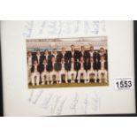 Late 1970's signed photograph of the Essex Cricket team, overall 30 x 23 cm, no COA. P&P Group 3 (£