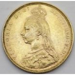 Victoria 1890 full sovereign. P&P Group 1 (£14+VAT for the first lot and £1+VAT for subsequent lots)