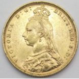 Victoria 1889 full sovereign, Melbourne Mint. P&P Group 1 (£14+VAT for the first lot and £1+VAT