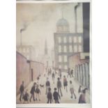 Lawrence Stephen Lowry (1887-1976) un numbered Ltd Edition of 850 print Mrs Swindells Picture with