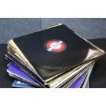 Approximately 25 house and techno 12" singles. P&P Group 3 (£25+VAT for the first lot and £5+VAT for