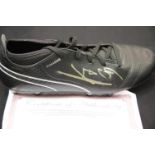 Gerard Deulofeu signed Puma football boot, with COA from Chaucer Auctions. P&P Group 2 (£18+VAT