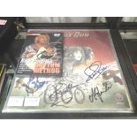 Signed by the band Status Quo LP with COA and a Rick Parfitt Rhythm Method cd. P&P Group 1 (£14+