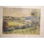 Joseph Williams Topham Vinall ARCA (1873-1953):The Wye, Monmouthshire, watercolour, 33 x 27 cm. P&