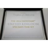 2014 Date Stamp United Kingdom specimen coin set P&P Group 1 (£14+VAT for the first lot and £1+VAT