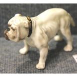 Royal Doulton bulldog with collar HN 1074. P&P Group 1 (£14+VAT for the first lot and £1+VAT for