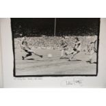 Charlie George signed 1971 FA Cup Final photograph, 30 x 22 cm, with no COA. P&P Group 2 (£18+VAT