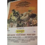 One sheet American film poster Mandingo 1975 70 x 100 cm. P&P Group 2 (£18+VAT for the first lot and