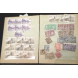 Album of used and mint UK and Eire stamps including high values. P&P Group 2 (£18+VAT for the