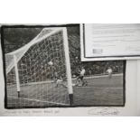 Archie Gemmell's 'Brilliant Goal' signed 1978 World Cup Final photograph, 28 x 21 cm, with COA