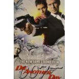 James Bond Die Another Day cardboard cinema advertising display, H: 148 cm. Tape damage near centre.