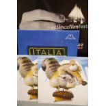 Scrat (Ice Age), two cardboard cinema advertising displays etc, 50 x 50 cm. This lot is not