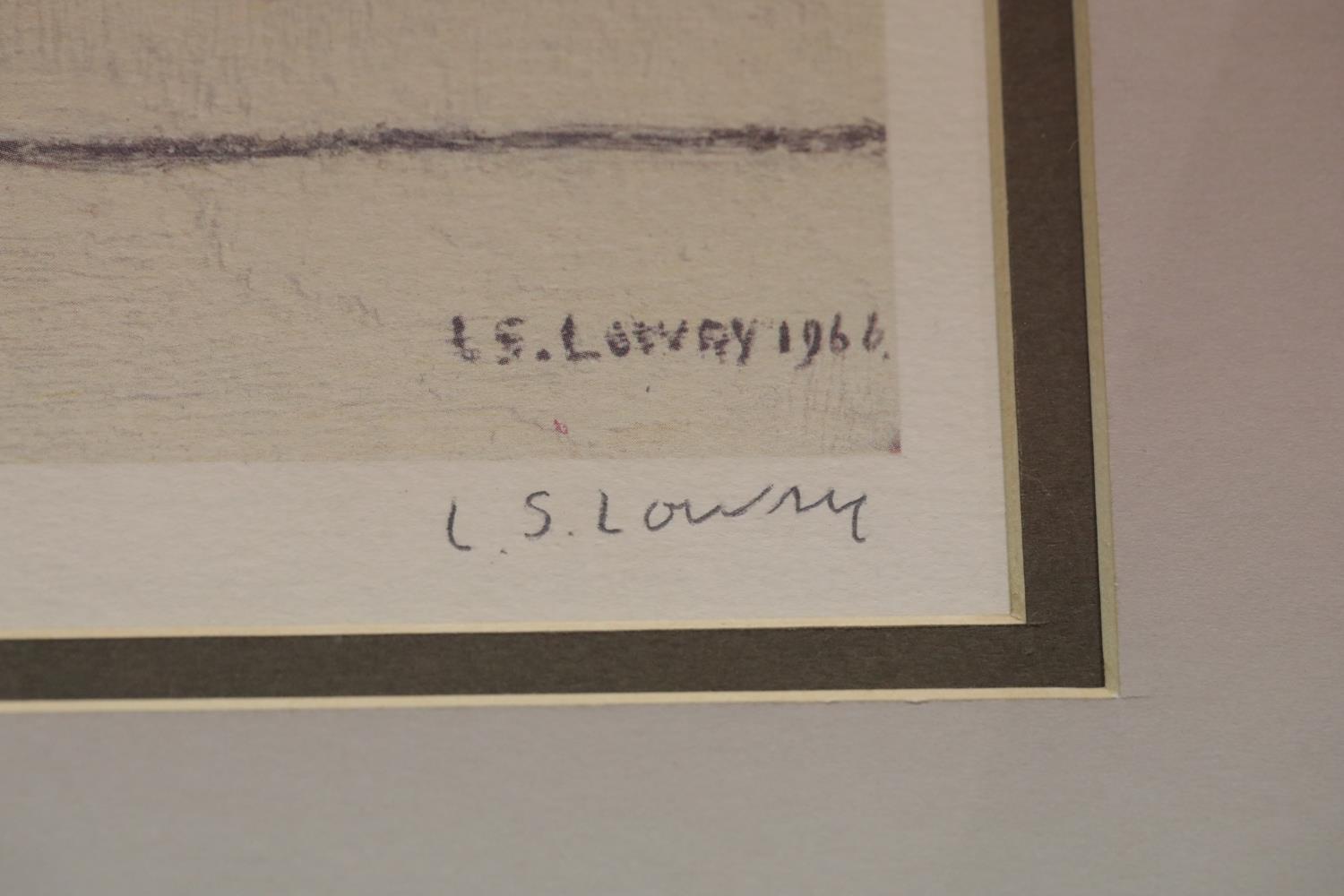 Lawrence Stephen Lowry (1887-1976) un numbered Ltd Edition of 850 print, Group of Children, signed - Image 2 of 2