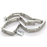 Gents stainless steel bracelet (as new). P&P Group 1 (£14+VAT for the first lot and £1+VAT for