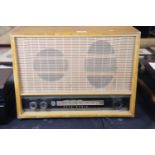 Ekco model A274 valve radio, not working, some woodworm to case. P&P Group 3 (£25+VAT for the