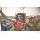 Ruud Gullit signed photograph, 29 x 19 cm, with CoA from Chaucer Auctions. P&P Group 2 (£18+VAT