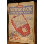 Boxed Merit sketch-o-matic remote control drawing toy. P&P Group 1 (£14+VAT for the first lot and £