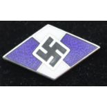 German WWII type enamel pin badge, D: 24 mm. P&P Group 1 (£14+VAT for the first lot and £1+VAT for