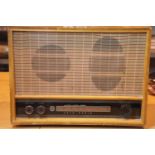 Ekco model A274 valve radio, not working, some woodworm to case. P&P Group 3 (£25+VAT for the