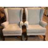 Two Parker Knoll upholstered armchairs. This lot is not available for in-house P&P, please contact