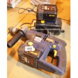 Ryobi 24v battery drill with two batteries and charger. This lot is not available for in-house P&