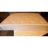 4`6" Double bed mattress (believed to be unused). This lot is not available for in-house P&P, please