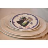 Ceramic plaques and large plates. P&P Group 3 (£25+VAT for the first lot and £5+VAT for subsequent