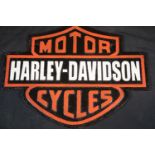 Cast iron Harley Davidson wall plaque, 33 x 26 cm. P&P Group 2 (£18+VAT for the first lot and £2+VAT