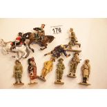 Small quantity of Del Prado metal military figures. P&P Group 1 (£14+VAT for the first lot and £1+
