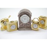 Collection of miniature clocks. P&P Group 1 (£14+VAT for the first lot and £1+VAT for subsequent