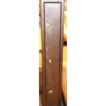 Large steel gun safe with 2 locks H: 126cm (keys in office 8041). This lot is not available for in-