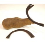 Arne Tjomsland (Norway) moose sculpture body, L: 16 cm, one antler present but detached. P&P Group 2