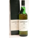 Laphroaig 15 year old single Islay malt scotch whisky in card carton 70cl 43% vol. P&P Group 2 (£