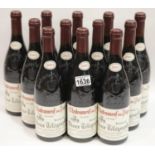 12 bottles (case) of 2001 Chateauneuf du Pape Vieux Télégraphe, 750ml. P&P Group 3 (£25+VAT for
