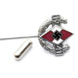 German WWII type enamel lapel pin badge 1941, D: 24 mm. P&P Group 1 (£14+VAT for the first lot