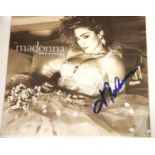 Copy of Madonna Like a Virgin LP record with signature, no provenance. P&P Group 1 (£14+VAT for