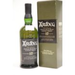 Ardbeg 17 year old single Islay malt scotch whisky in card carton, 70cl 40% vol. P&P Group 2 (£18+