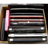 Box of untested mixed laptop computers, no leads. This lot is not available for in-house P&P, please