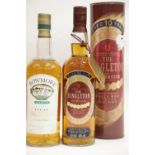 The Singleton of Auchroisk single malt scotch whisky in card carton 40% vol 70cl and Bowmore