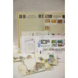 Stamp album, first day covers and loose stamps. P&P Group 1 (£14+VAT for the first lot and £1+VAT