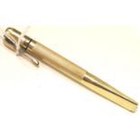 Gold plated propelling K Knife with Sheffield steel blade. P&P Group 1 (£14+VAT for the first lot
